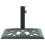 Green cast iron parasol base 12 kg 49 cm by vidaXL, Umbrella bases - Ref: Foro24-47866, Price: 69,33 €, Discount: %