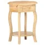 Mesa auxiliar de madera maciza de mango 37x37x61 cm by , Side tables - Ref: Foro24-321789, Price: 131,33 €, Discount: %