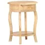Mesa auxiliar de madera maciza de mango 37x37x61 cm by , Side tables - Ref: Foro24-321789, Price: 131,33 €, Discount: %