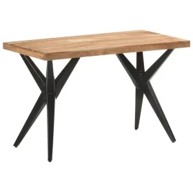 Mesa de comedor de madera maciza de acacia 120x60x76 cm by , Kitchen and dining tables - Ref: Foro24-323559, Price: 245,61 €,...