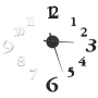 Reloj 3D de pared con diseño moderno blanco y negro 100 cm XXL by , Wall clocks - Ref: Foro24-325150, Price: 20,53 €, Discoun...