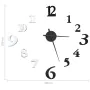 Reloj 3D de pared con diseño moderno blanco y negro 100 cm XXL by , Wall clocks - Ref: Foro24-325150, Price: 20,53 €, Discoun...