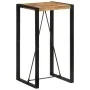 Mesa de bar madera maciza de mango rugoso120x55x40 cm by , Kitchen and dining tables - Ref: Foro24-351716, Price: 111,13 €, D...