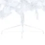 Medio árbol de Navidad con luces y bolas blanco 180 cm by , Christmas trees - Ref: Foro24-3077484, Price: 64,37 €, Discount: %