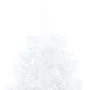Medio árbol de Navidad con luces y bolas blanco 180 cm by , Christmas trees - Ref: Foro24-3077484, Price: 64,37 €, Discount: %