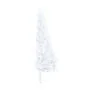 Medio árbol de Navidad con luces y bolas blanco 240 cm by , Christmas trees - Ref: Foro24-3077486, Price: 85,70 €, Discount: %