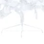 Medio árbol de Navidad con luces y bolas blanco 240 cm by , Christmas trees - Ref: Foro24-3077486, Price: 85,70 €, Discount: %