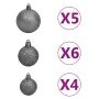 Árbol de Navidad preiluminado con luces y bolas rojo 150 cm by , Christmas trees - Ref: Foro24-3077685, Price: 52,09 €, Disco...