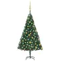 Árbol de Navidad preiluminado con luces y bolas verde 120 cm by , Christmas trees - Ref: Foro24-3077534, Price: 53,82 €, Disc...