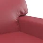 Juego de sofás con cojines 2 piezas cuero sintético rojo tinto by , Sofas - Ref: Foro24-3201927, Price: 557,98 €, Discount: %