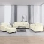 Juego de sofás 4 piezas terciopelo crema von , Sofas - Ref: Foro24-3201952, Preis: 746,19 €, Rabatt: %