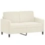 Juego de sofás 3 piezas terciopelo crema by , Sofas - Ref: Foro24-3201992, Price: 538,96 €, Discount: %