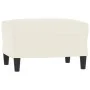 Juego de sofás 3 piezas terciopelo crema by , Sofas - Ref: Foro24-3201992, Price: 538,96 €, Discount: %