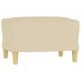 Juego de sofás con cojines 4 piezas tela crema by , Sofas - Ref: Foro24-3202080, Price: 671,94 €, Discount: %