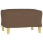 Juego de sofás con cojines 3 piezas tela marrón by , Sofas - Ref: Foro24-3202113, Price: 481,86 €, Discount: %