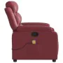 Sillón de masaje reclinable cuero sintético rojo tinto von , Sessel - Ref: Foro24-373497, Preis: 254,86 €, Rabatt: %