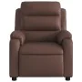 Sillón de masaje reclinable cuero sintético marrón by , Armchairs - Ref: Foro24-373495, Price: 222,07 €, Discount: %