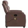 Sillón de masaje reclinable cuero sintético marrón by , Armchairs - Ref: Foro24-373495, Price: 222,07 €, Discount: %