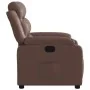 Sillón reclinable de cuero sintético marrón de , Sillones - Ref: Foro24-373488, Precio: 221,47 €, Descuento: %