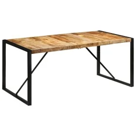 Mesa de comedor madera maciza de mango sin tratar 175x90x76 cm by , Kitchen and dining tables - Ref: Foro24-351691, Price: 22...