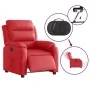 Sillón reclinable eléctrico de cuero sintético rojo de , Sillones - Ref: Foro24-3205033, Precio: 250,76 €, Descuento: %