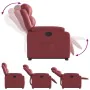 Sillón reclinable elevable cuero artificial rojo tinto von , Sessel - Ref: Foro24-3205046, Preis: 307,32 €, Rabatt: %