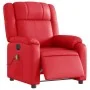 Sillón de masaje reclinable eléctrico de cuero artificial rojo von , Sessel - Ref: Foro24-3205148, Preis: 276,27 €, Rabatt: %
