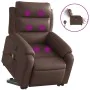 Sillón de masaje elevable eléctrico cuero sintético marrón von , Sessel - Ref: Foro24-3205065, Preis: 356,78 €, Rabatt: %