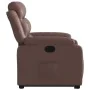 Sillón reclinable elevable cuero sintético marrón de , Sillones - Ref: Foro24-3205044, Precio: 303,88 €, Descuento: %