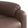 Sillón reclinable elevable cuero sintético marrón de , Sillones - Ref: Foro24-3205044, Precio: 303,88 €, Descuento: %