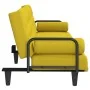 Sofá cama con reposabrazos tela amarillo claro by , Sofas - Ref: Foro24-351941, Price: 261,28 €, Discount: %