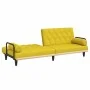 Sofá cama con reposabrazos tela amarillo claro by , Sofas - Ref: Foro24-351941, Price: 261,28 €, Discount: %