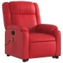 Sillón reclinable de masaje de pie cuero artificial rojo by , Armchairs - Ref: Foro24-3205162, Price: 309,19 €, Discount: %
