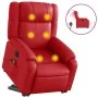 Sillón de majaje elevable eléctrico cuero artificial rojo by , Armchairs - Ref: Foro24-3205176, Price: 360,48 €, Discount: %