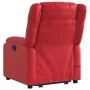 Sillón de majaje elevable eléctrico cuero artificial rojo by , Armchairs - Ref: Foro24-3205176, Price: 360,48 €, Discount: %