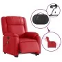 Sillón de majaje elevable eléctrico cuero artificial rojo by , Armchairs - Ref: Foro24-3205176, Price: 360,48 €, Discount: %