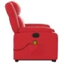 Sillón de majaje elevable eléctrico cuero artificial rojo by , Armchairs - Ref: Foro24-3205176, Price: 360,48 €, Discount: %