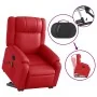 Sillón de majaje elevable eléctrico cuero artificial rojo by , Armchairs - Ref: Foro24-3205176, Price: 360,48 €, Discount: %