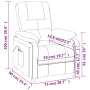 Sillón de masaje de tela rojo tinto von , Elektrische Massagesessel - Ref: Foro24-348290, Preis: 190,28 €, Rabatt: %