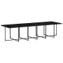 Set comedor de jardín con cojines 13 pzas ratán sintético negro by , Garden sets - Ref: Foro24-3210942, Price: 941,97 €, Disc...