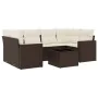 Juego de sofás de jardín 7 piezas con cojines ratán PE marrón by , Modular outdoor sofas - Ref: Foro24-3251060, Price: 487,98...