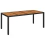 Set de comedor de jardín 9 pzas y cojines ratán sintético negro von , Gartensets - Ref: Foro24-3212669, Preis: 1,00 €, Rabatt: %