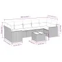 Set sofás de jardín 8 piezas y cojines ratán sintético marrón by , Garden sets - Ref: Foro24-3218733, Price: 547,65 €, Discou...
