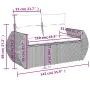 Sofá de jardín con cojines 2 plazas ratán sintético marrón von , Outdoor-Sofas - Ref: Foro24-366222, Preis: 185,25 €, Rabatt: %