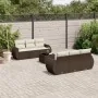 Juego de sofás de jardín 7 piezas con cojines ratán PE marrón by , Garden sets - Ref: Foro24-3221112, Price: 516,65 €, Discou...