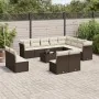 Set de sofás de jardín con cojines 13 piezas ratán PE marrón by , Garden sets - Ref: Foro24-3250322, Price: 831,25 €, Discoun...