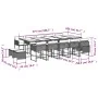 Set comedor de jardín con cojines 15 pzas ratán sintético gris by , Garden sets - Ref: Foro24-3211358, Price: 940,91 €, Disco...