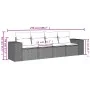 Set de sofás de jardín 4 pzas y cojines ratán sintético marrón von , Gartensets - Ref: Foro24-3254620, Preis: 289,24 €, Rabat...