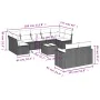 Set de sofás de jardín 10 pzas y cojines ratán sintético marrón by , Modular outdoor sofas - Ref: Foro24-3251770, Price: 662,...