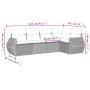 Set comedor de jardín 5 piezas y cojines ratán sintético marrón von , Gartensets - Ref: Foro24-3253670, Preis: 374,99 €, Raba...